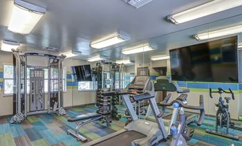 Fitness Center with Equipment at Water's Edge Apartments, Florida